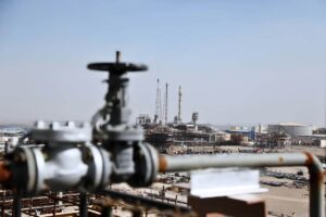 A general view of Isfahan Refinery, one of the largest refineries in Iran